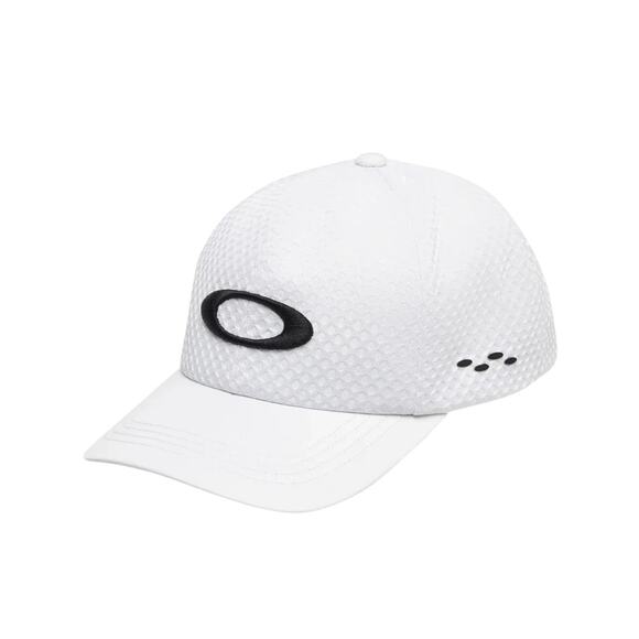 NWT! Oakley Men's Golf Mesh Lite Hat in White - One Size (OSFM) - Picture 1 of 7